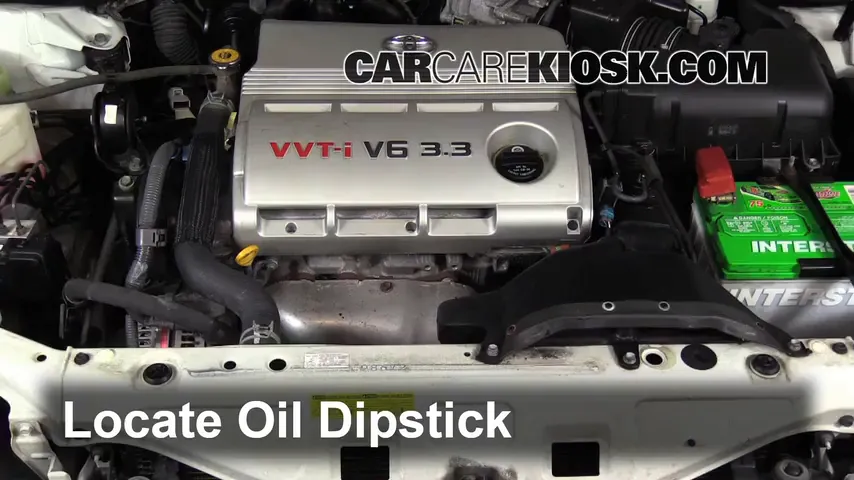 2006 Toyota Solara SLE 3.3L V6 Coupe Oil Check Oil Level